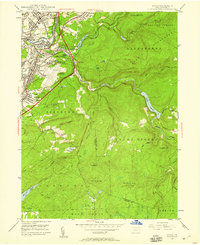 Download a high-resolution, GPS-compatible USGS topo map for Avoca, PA (1959 edition)