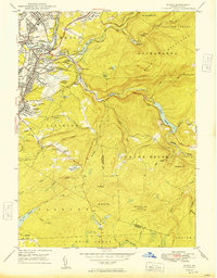 Download a high-resolution, GPS-compatible USGS topo map for Avoca, PA (1949 edition)