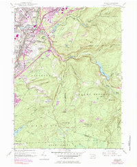 Download a high-resolution, GPS-compatible USGS topo map for Avoca, PA (1984 edition)