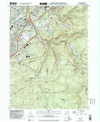Download a high-resolution, GPS-compatible USGS topo map for Avoca, PA (2002 edition)