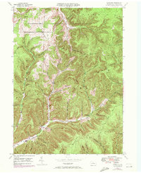 preview thumbnail of historical topo map of Potter County, PA in 1947