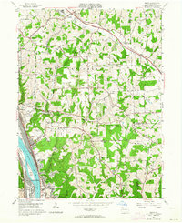Download a high-resolution, GPS-compatible USGS topo map for Baden, PA (1964 edition)