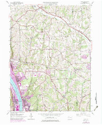 Download a high-resolution, GPS-compatible USGS topo map for Baden, PA (1979 edition)