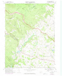 Download a high-resolution, GPS-compatible USGS topo map for Bakersville, PA (1973 edition)