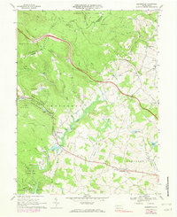 Download a high-resolution, GPS-compatible USGS topo map for Bakersville, PA (1977 edition)