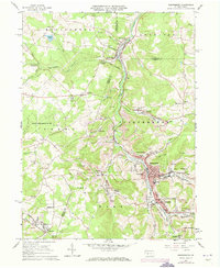 Download a high-resolution, GPS-compatible USGS topo map for Barnesboro, PA (1973 edition)