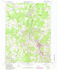 preview thumbnail of historical topo map of Cambria County, PA in 1961