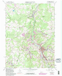 Download a high-resolution, GPS-compatible USGS topo map for Barnesboro, PA (1990 edition)