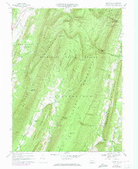 Download a high-resolution, GPS-compatible USGS topo map for Beans Cove, PA (1973 edition)