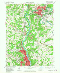 Download a high-resolution, GPS-compatible USGS topo map for Beaver Falls, PA (1968 edition)