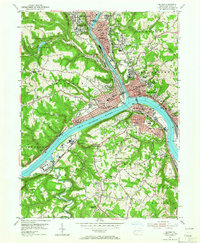 Download a high-resolution, GPS-compatible USGS topo map for Beaver, PA (1966 edition)