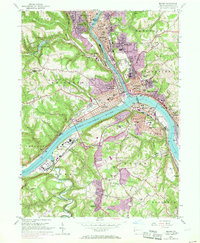 Download a high-resolution, GPS-compatible USGS topo map for Beaver, PA (1969 edition)