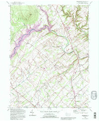Download a high-resolution, GPS-compatible USGS topo map for Bedminster, PA (1995 edition)