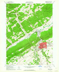 Download a high-resolution, GPS-compatible USGS topo map for Bellefonte, PA (1964 edition)
