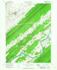 Download a high-resolution, GPS-compatible USGS topo map for Belleville, PA (1968 edition)