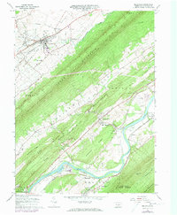 Download a high-resolution, GPS-compatible USGS topo map for Belleville, PA (1972 edition)