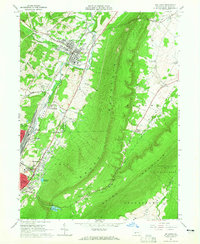 Download a high-resolution, GPS-compatible USGS topo map for Bellwood, PA (1965 edition)