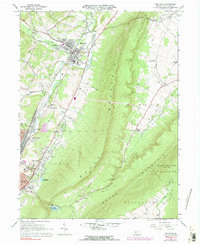 Download a high-resolution, GPS-compatible USGS topo map for Bellwood, PA (1991 edition)