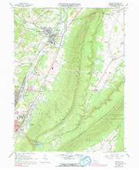 Download a high-resolution, GPS-compatible USGS topo map for Bellwood, PA (1991 edition)