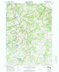 Download a high-resolution, GPS-compatible USGS topo map for Bentley Creek, PA (1983 edition)