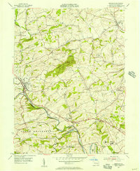 Download a high-resolution, GPS-compatible USGS topo map for Bernville, PA (1956 edition)