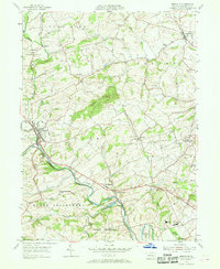 Download a high-resolution, GPS-compatible USGS topo map for Bernville, PA (1969 edition)