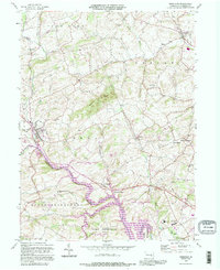 Download a high-resolution, GPS-compatible USGS topo map for Bernville, PA (1995 edition)