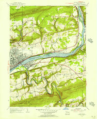 Download a high-resolution, GPS-compatible USGS topo map for Berwick, PA (1956 edition)
