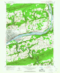 Download a high-resolution, GPS-compatible USGS topo map for Berwick, PA (1968 edition)