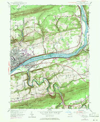 Download a high-resolution, GPS-compatible USGS topo map for Berwick, PA (1971 edition)