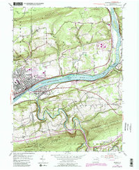 Download a high-resolution, GPS-compatible USGS topo map for Berwick, PA (1989 edition)