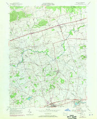 preview thumbnail of historical topo map of Berks County, PA in 1955