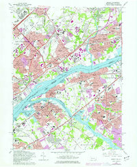 Download a high-resolution, GPS-compatible USGS topo map for Beverly, PA (1977 edition)