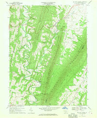 Download a high-resolution, GPS-compatible USGS topo map for Big Cove Tannery, PA (1970 edition)