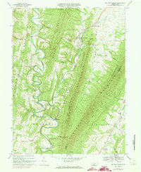 Download a high-resolution, GPS-compatible USGS topo map for Big Cove Tannery, PA (1973 edition)