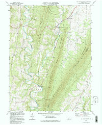 Download a high-resolution, GPS-compatible USGS topo map for Big Cove Tannery, PA (1997 edition)