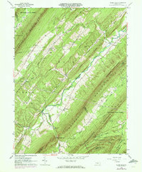 Download a high-resolution, GPS-compatible USGS topo map for Blairs Mills, PA (1972 edition)