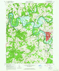 Download a high-resolution, GPS-compatible USGS topo map for Blairsville, PA (1966 edition)