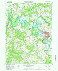 Download a high-resolution, GPS-compatible USGS topo map for Blairsville, PA (1982 edition)