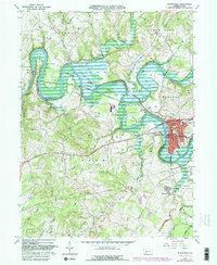 Download a high-resolution, GPS-compatible USGS topo map for Blairsville, PA (1982 edition)