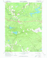 preview thumbnail of historical topo map of Monroe County, PA in 1965