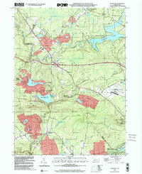preview thumbnail of historical topo map of Monroe County, PA in 1999