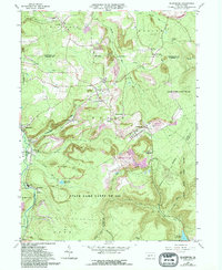 Download a high-resolution, GPS-compatible USGS topo map for Blandburg, PA (1994 edition)