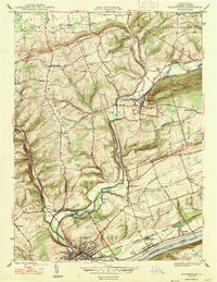1947 Map of Bloomsburg, PA
