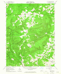 Download a high-resolution, GPS-compatible USGS topo map for Blue Knob, PA (1965 edition)
