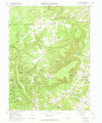 Download a high-resolution, GPS-compatible USGS topo map for Blue Knob, PA (1973 edition)