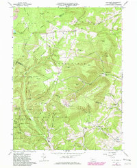 Download a high-resolution, GPS-compatible USGS topo map for Blue Knob, PA (1982 edition)