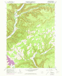 Download a high-resolution, GPS-compatible USGS topo map for Bodines, PA (1974 edition)