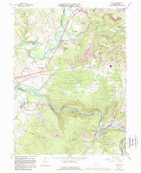 Download a high-resolution, GPS-compatible USGS topo map for Bolivar, PA (1989 edition)
