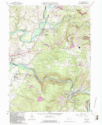 Download a high-resolution, GPS-compatible USGS topo map for Bolivar, PA (1993 edition)